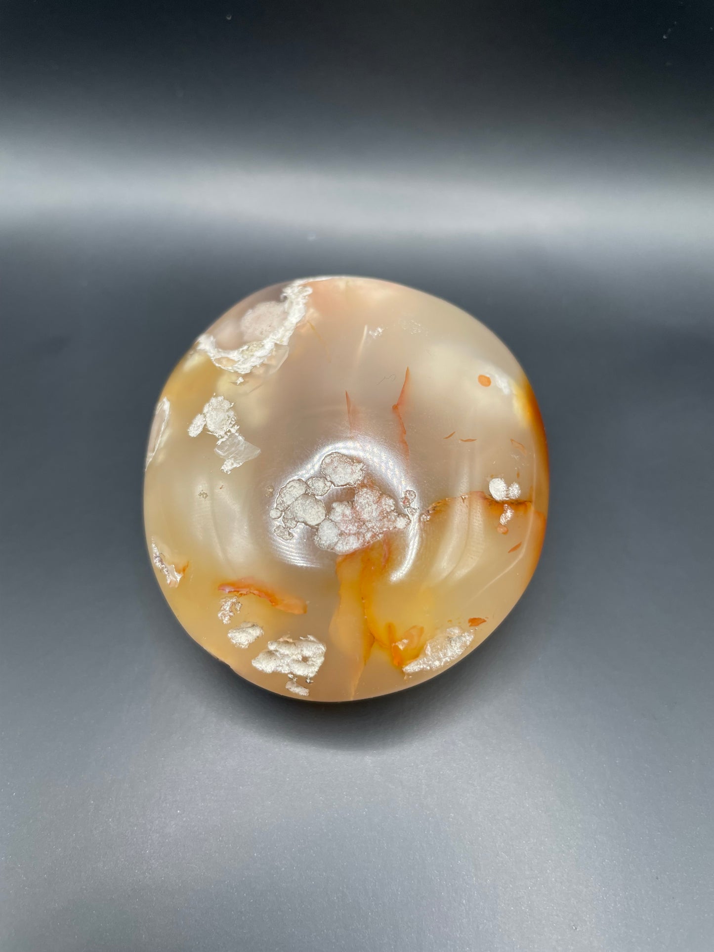 Flower Agate Palm Stone no. 1