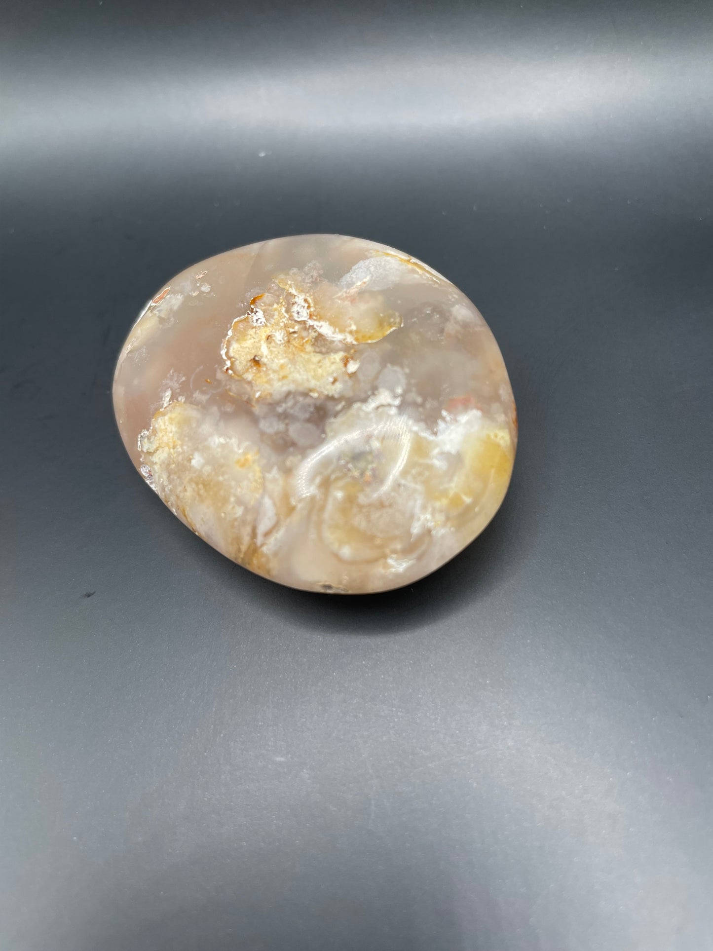 Flower Agate Palm Stone no. 5
