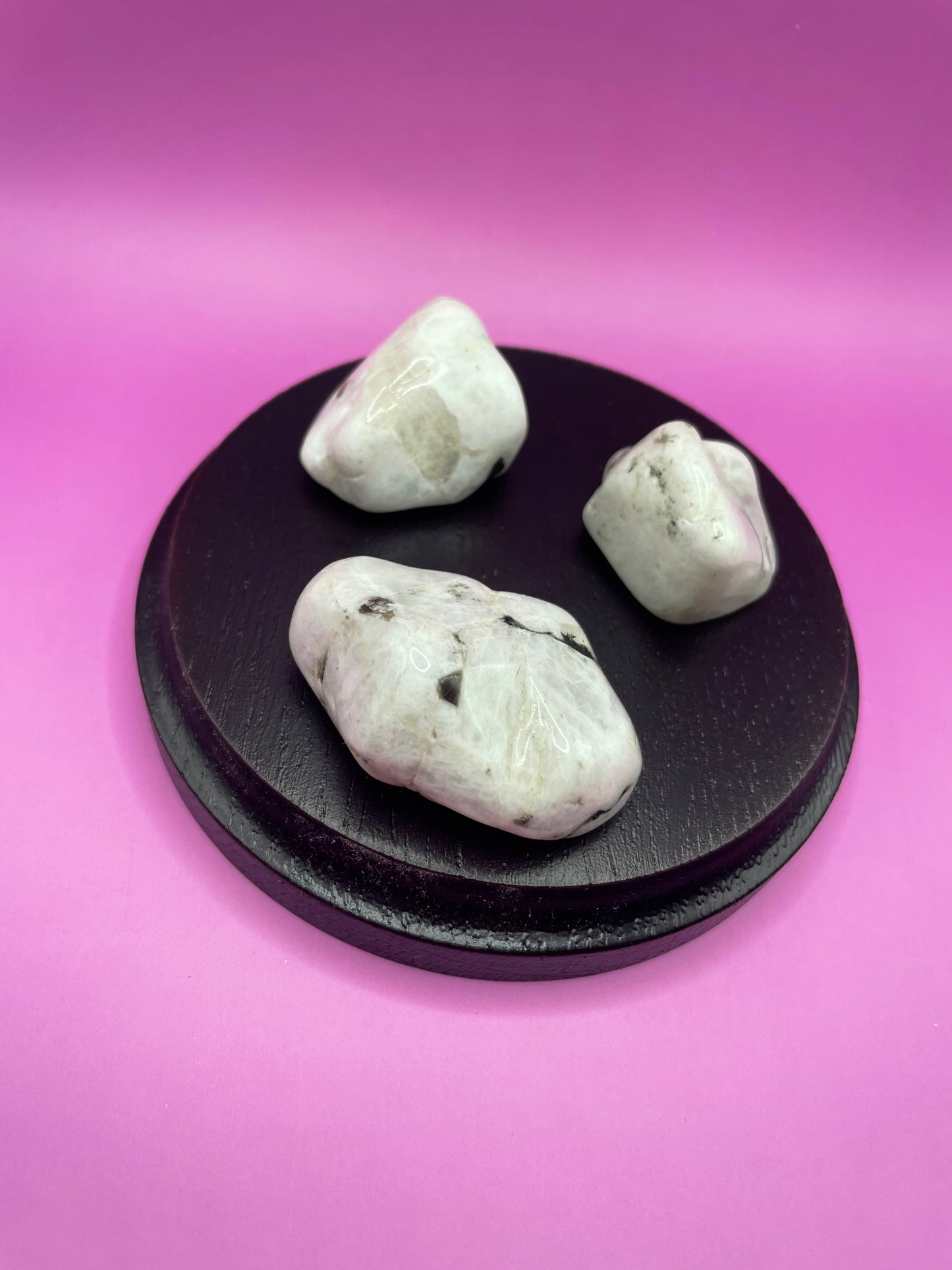 Large White Tumbled Moonstone