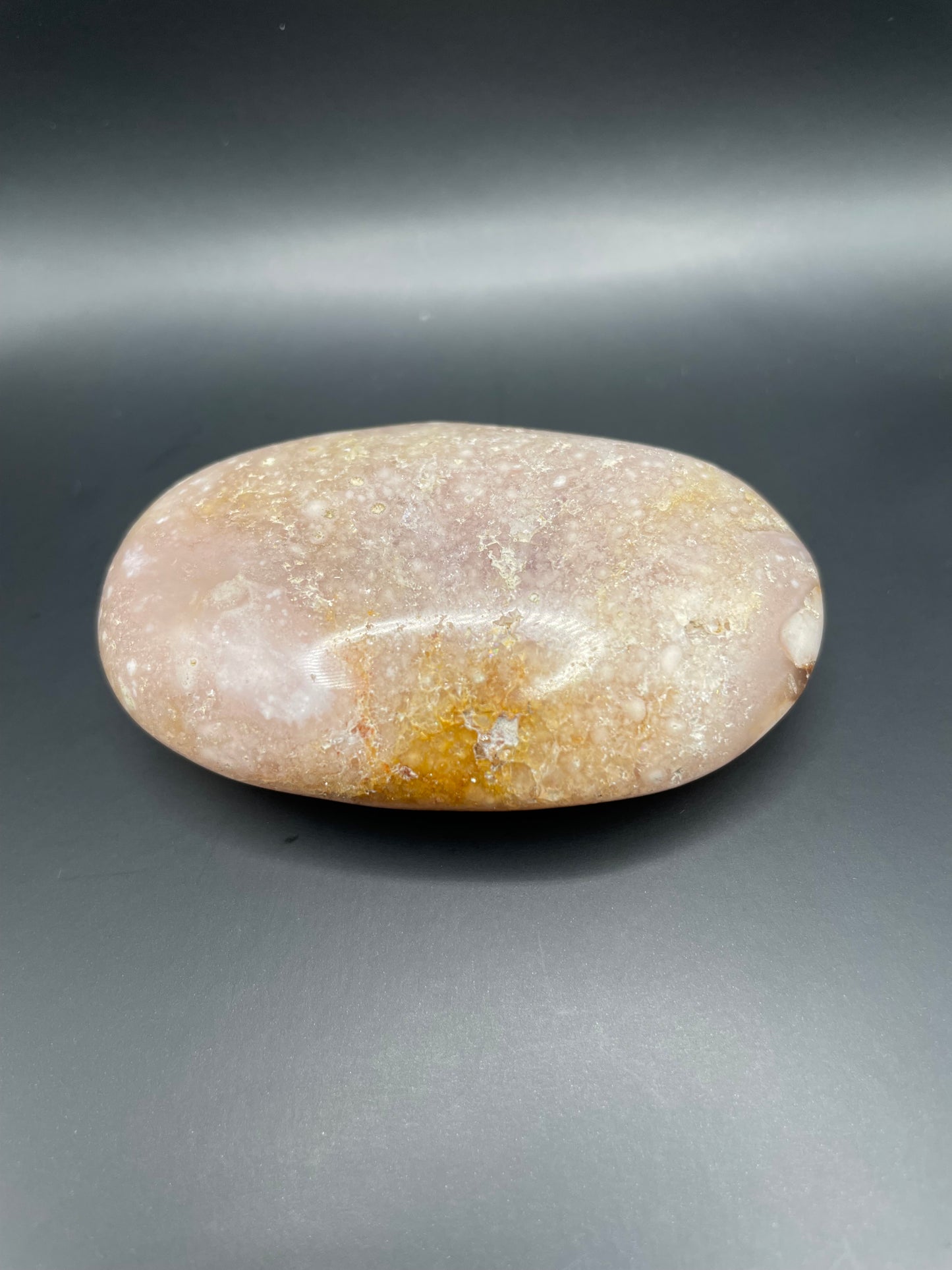 Flower Agate Palm Stone no. 8