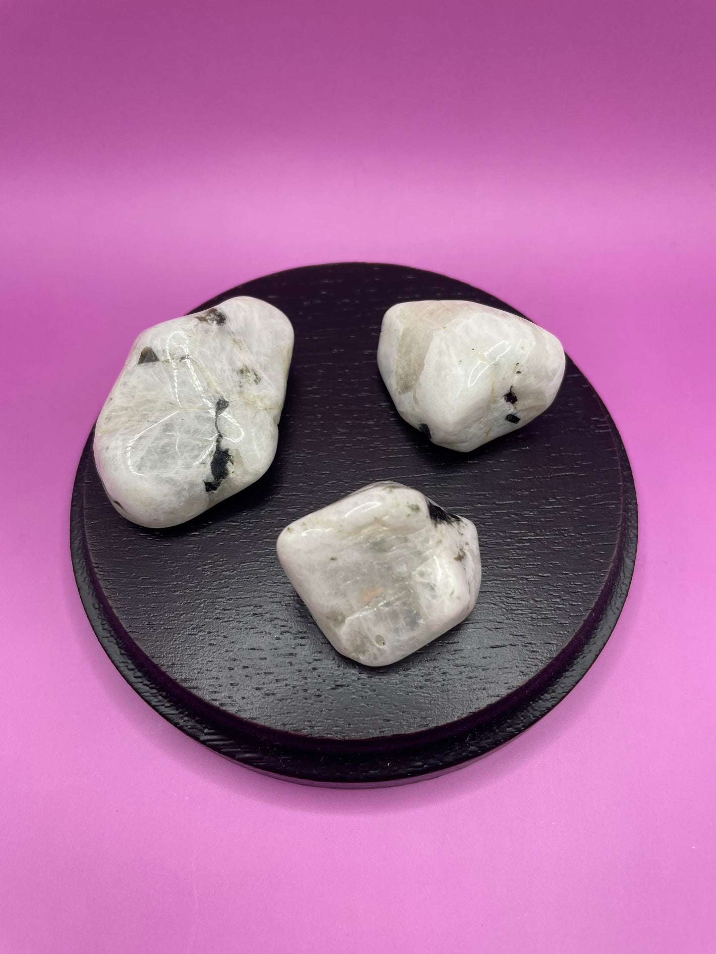 Large White Tumbled Moonstone