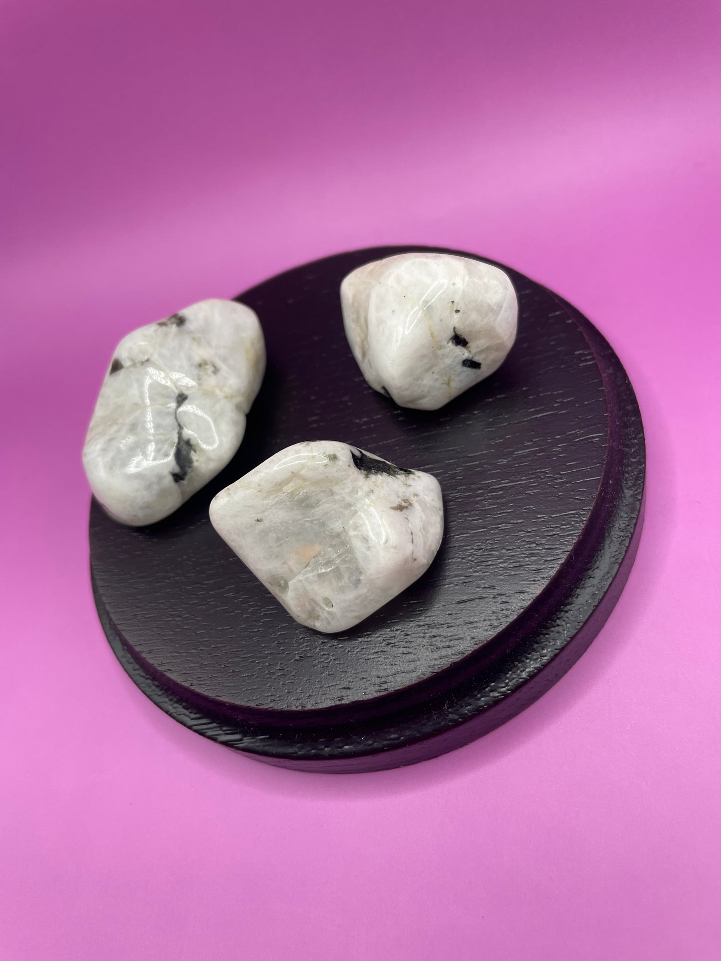 Large White Tumbled Moonstone