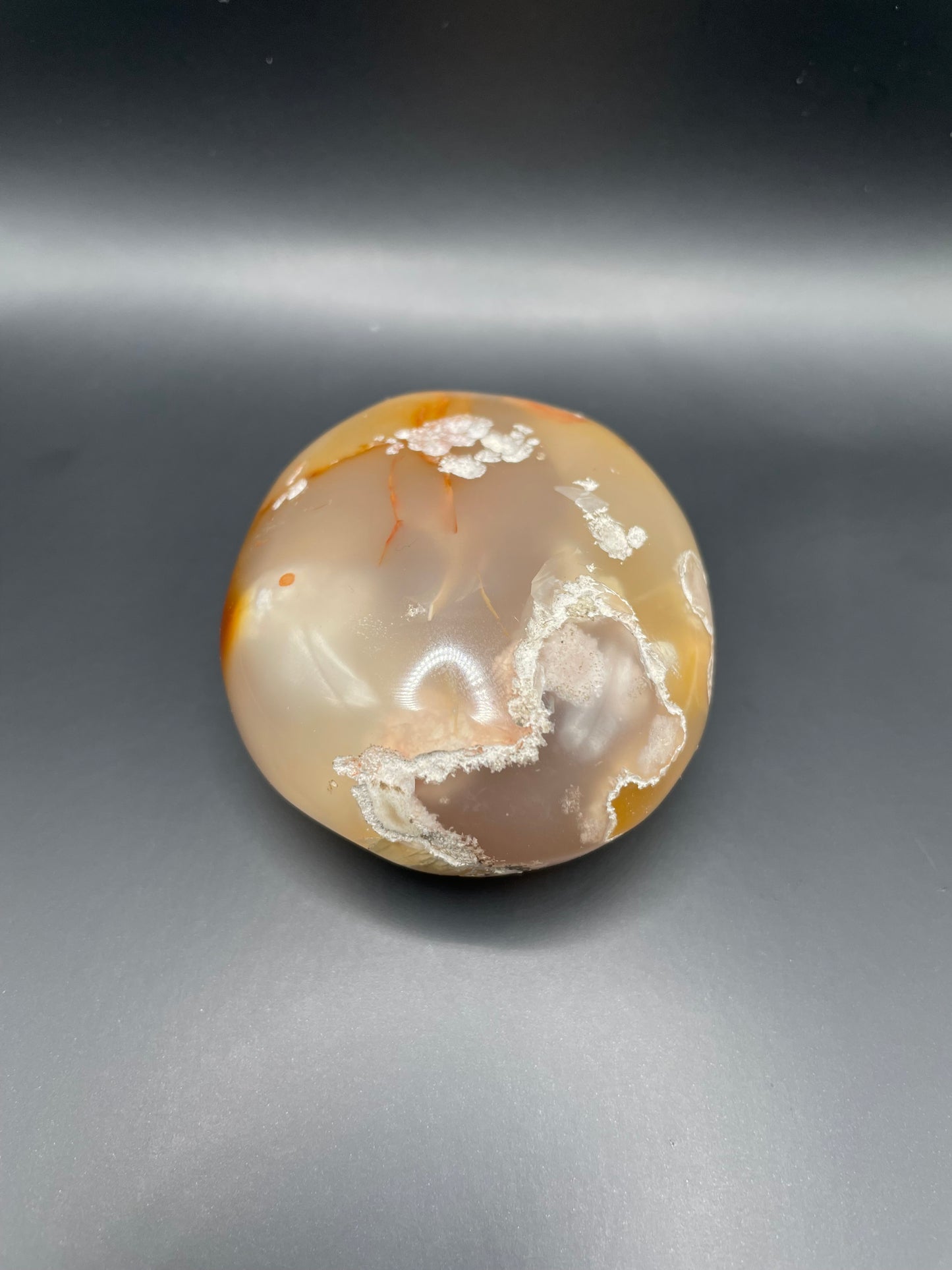 Flower Agate Palm Stone no. 1