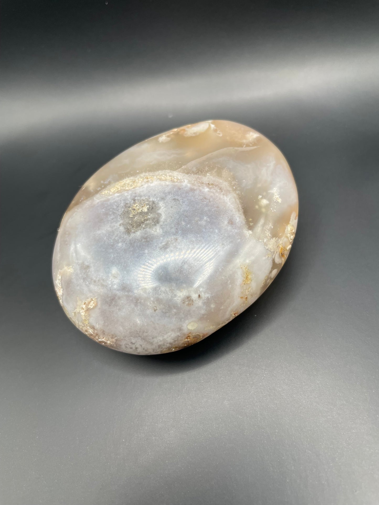 Flower Agate Palm Stone no. 3