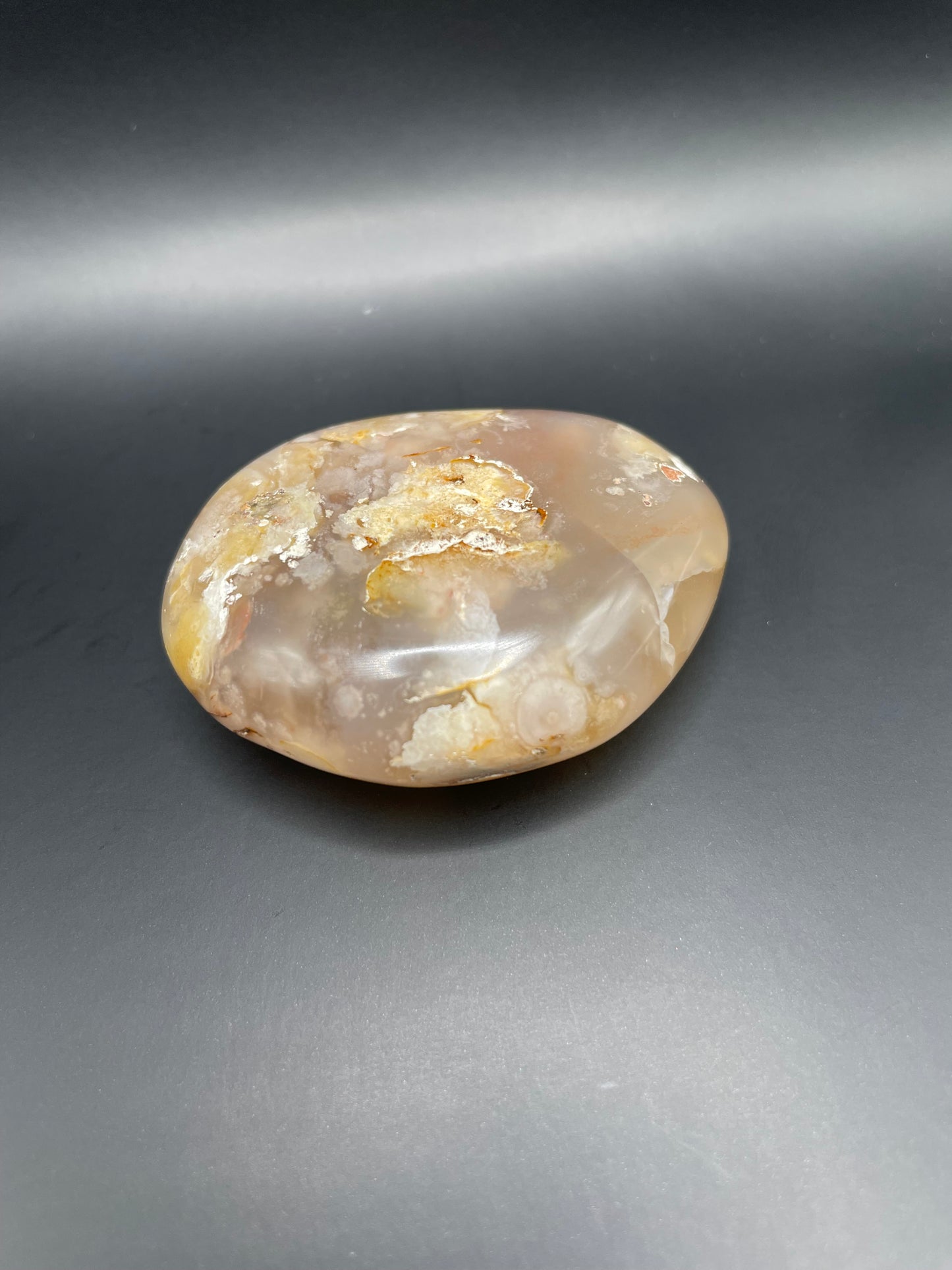 Flower Agate Palm Stone no. 5