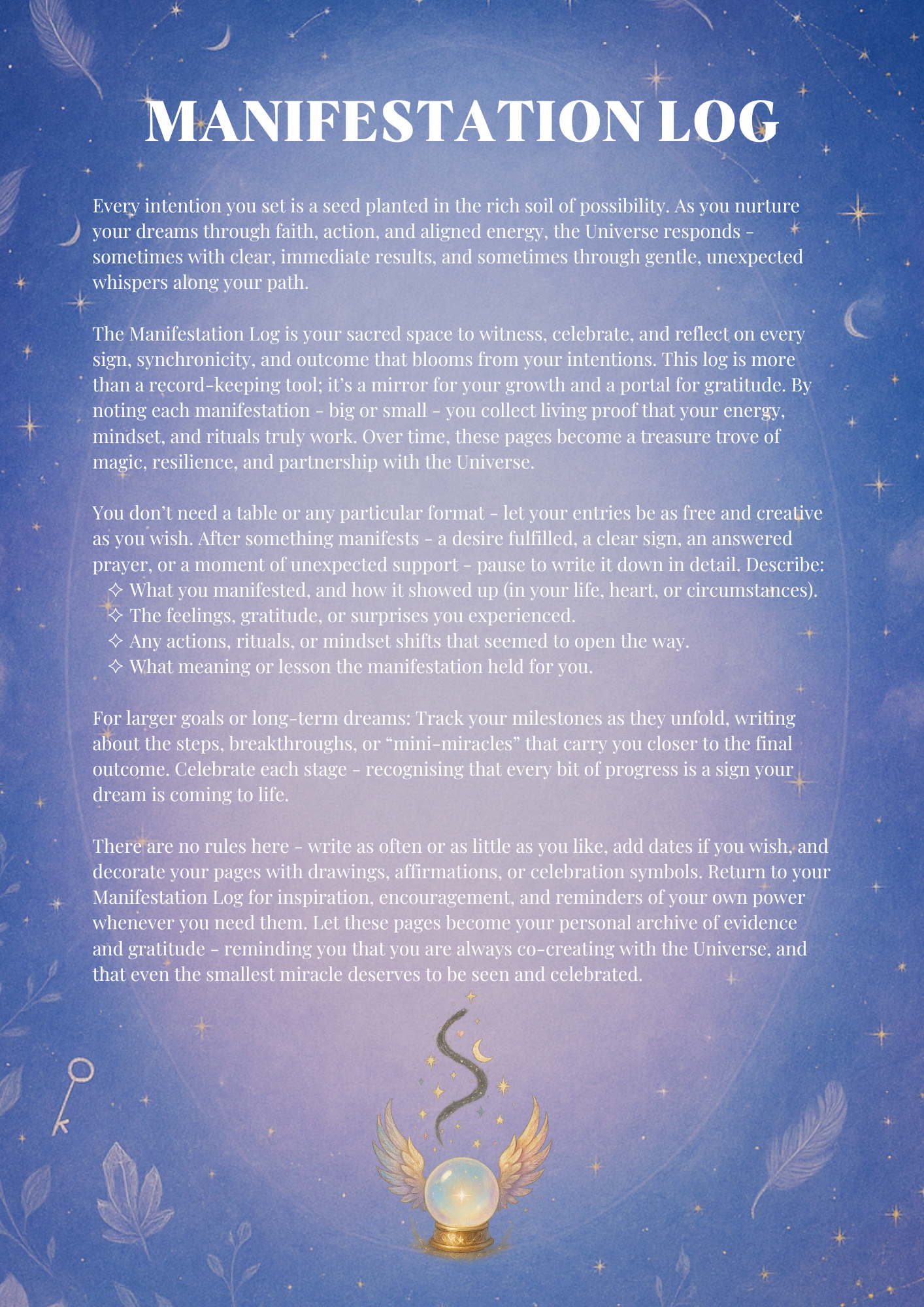 The Astra Sanctuary's Grimoire of Manifestation