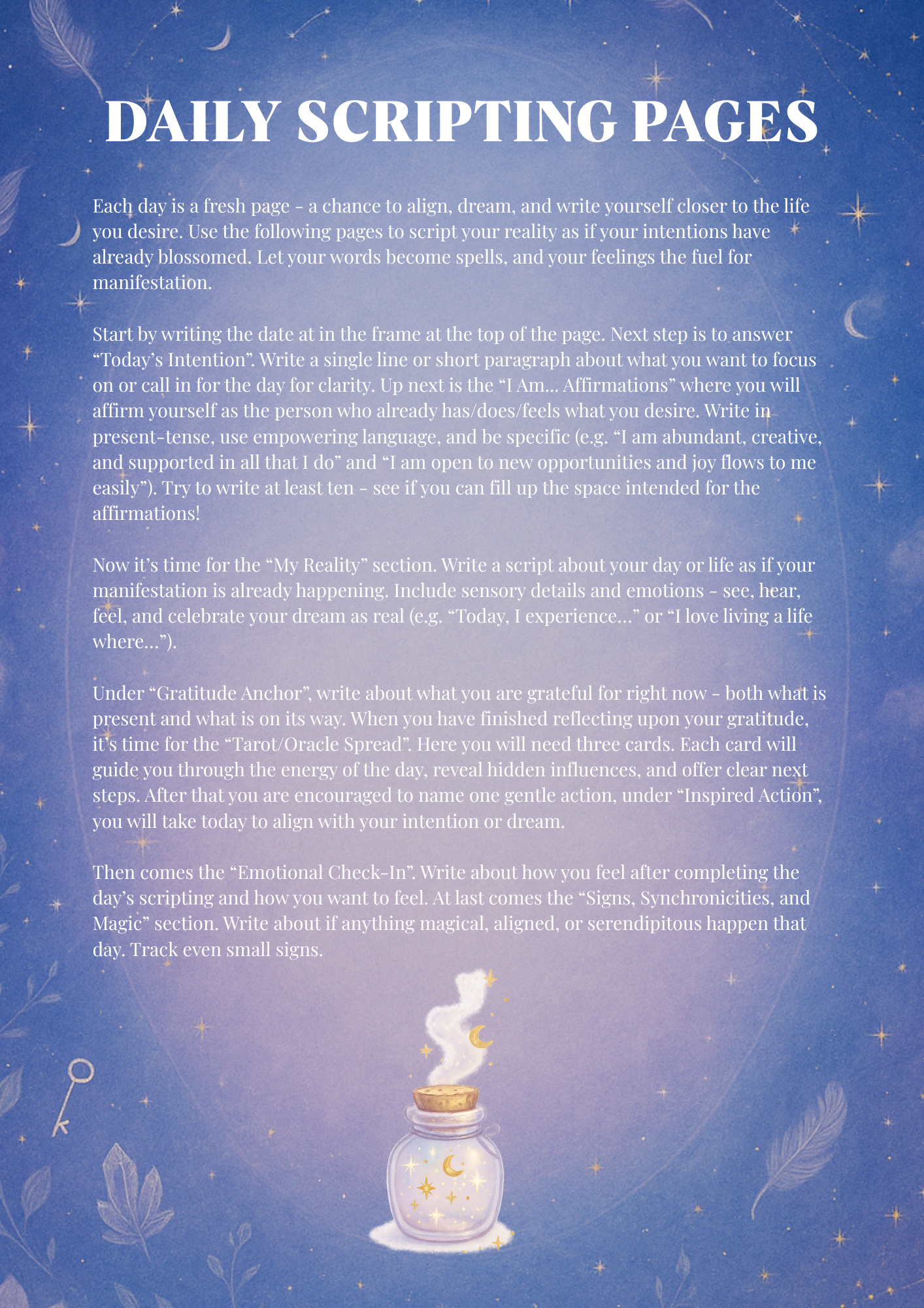 The Astra Sanctuary's Grimoire of Manifestation