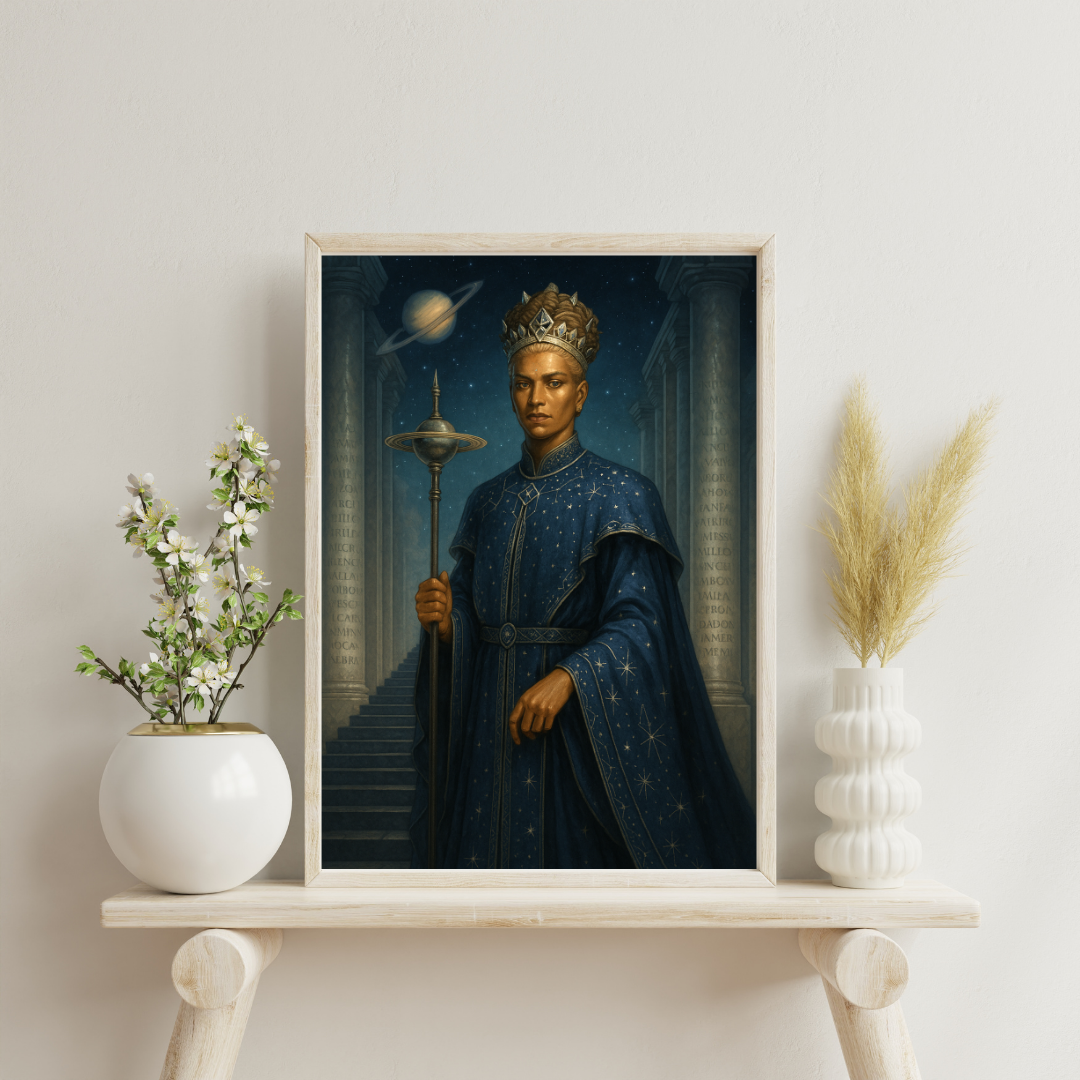 Astrological Houses Deities - 10th House Digital Print