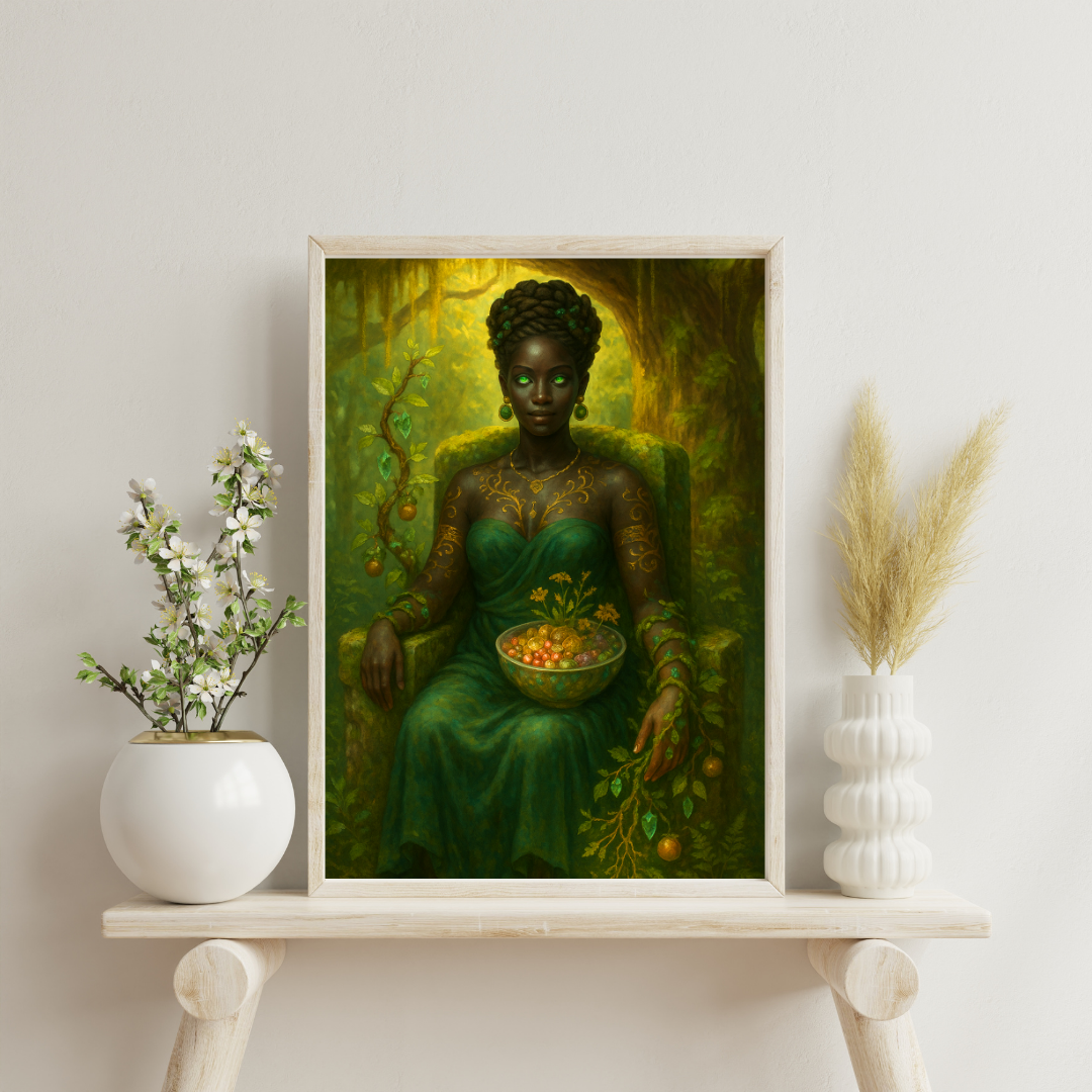 Astrological Houses Deities - 2nd House Digital Print