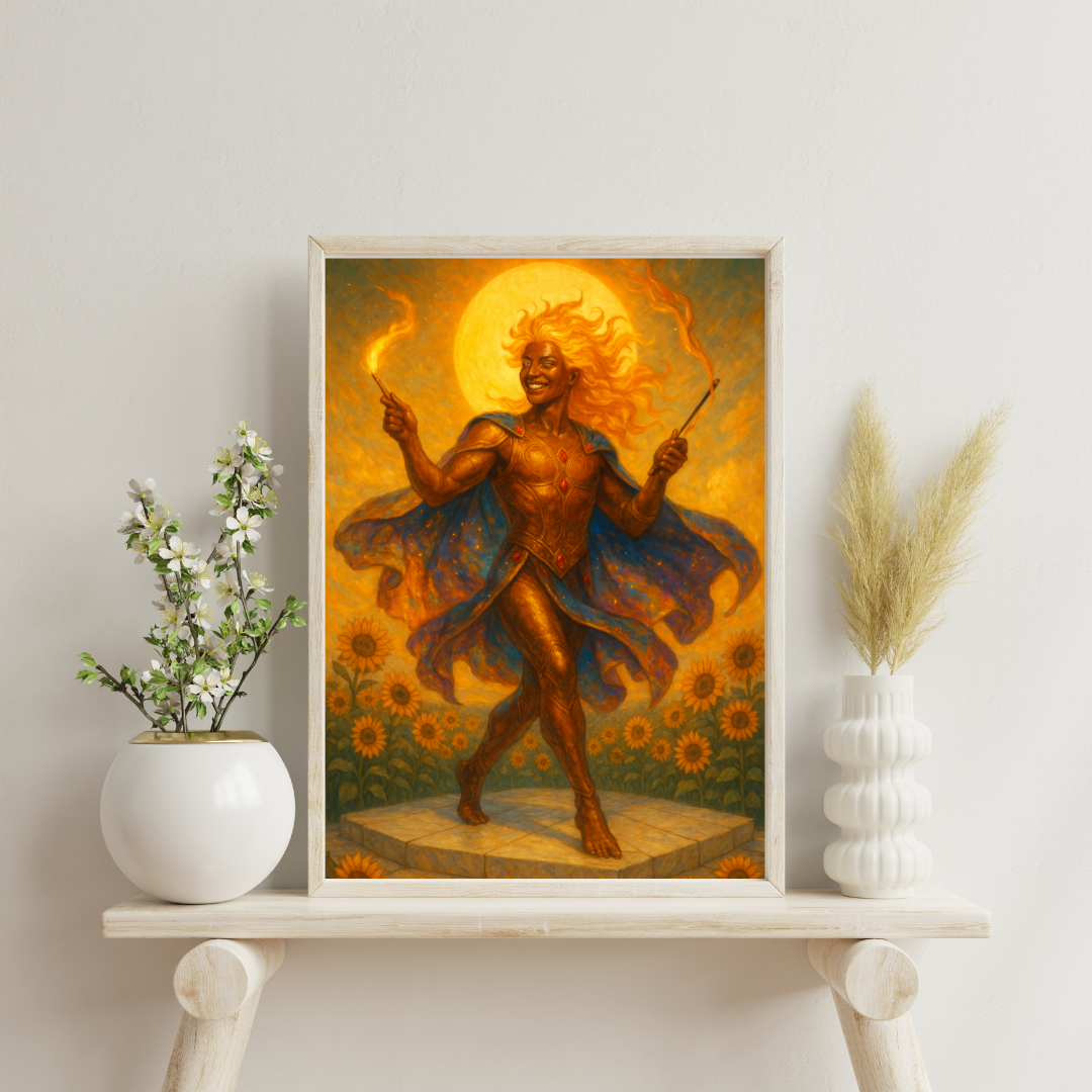 Astrological Houses Deities - 5th House Digital Print