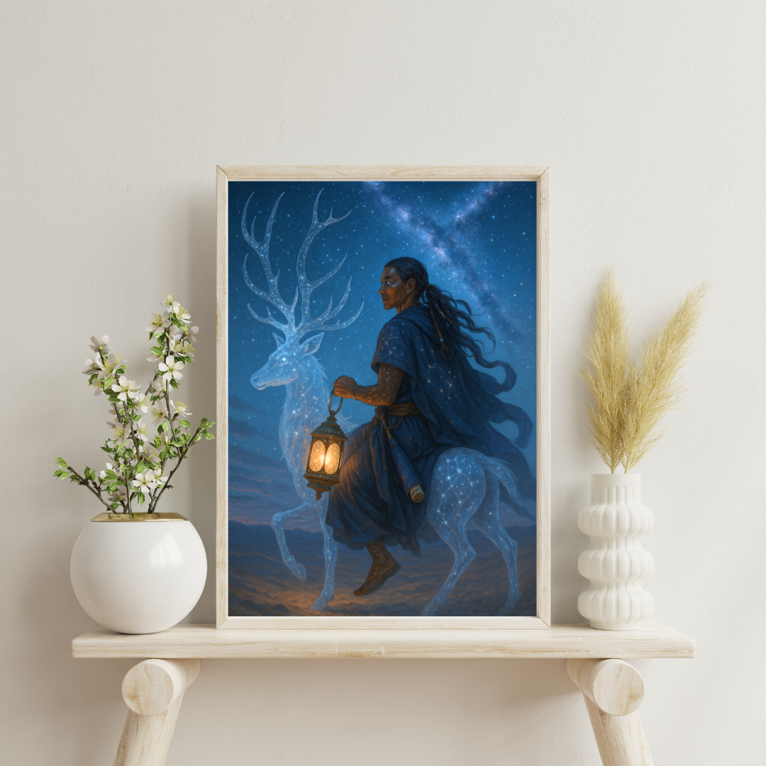 Astrological Houses Deities - 9th House Digital Print