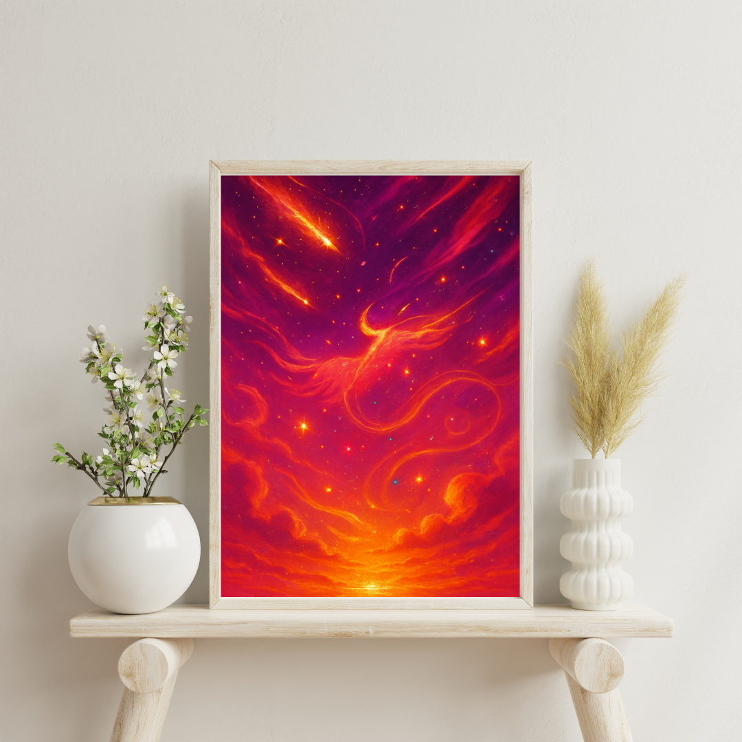 Astrological Houses Skies - 5th House Digital Print