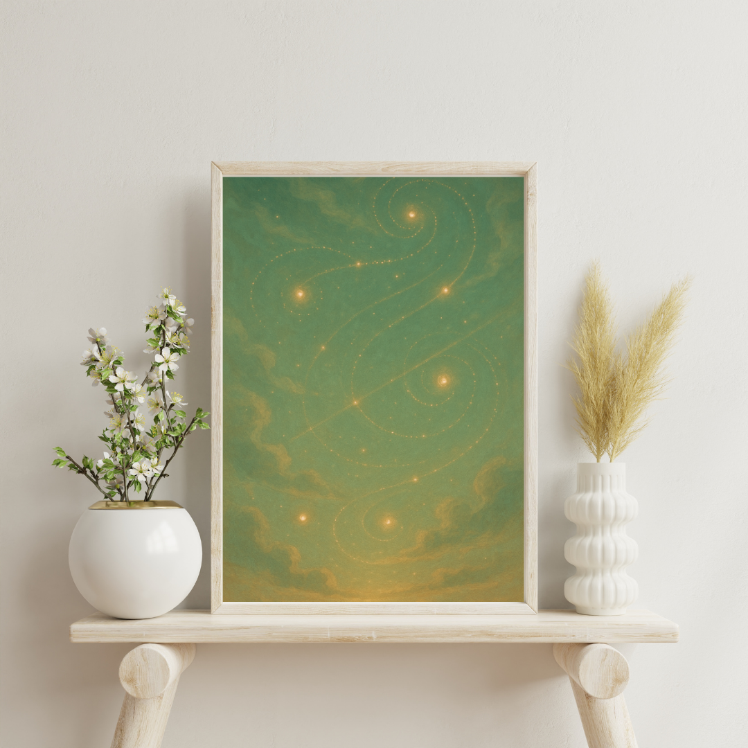 Astrological Houses Skies - 6th House Digital Print
