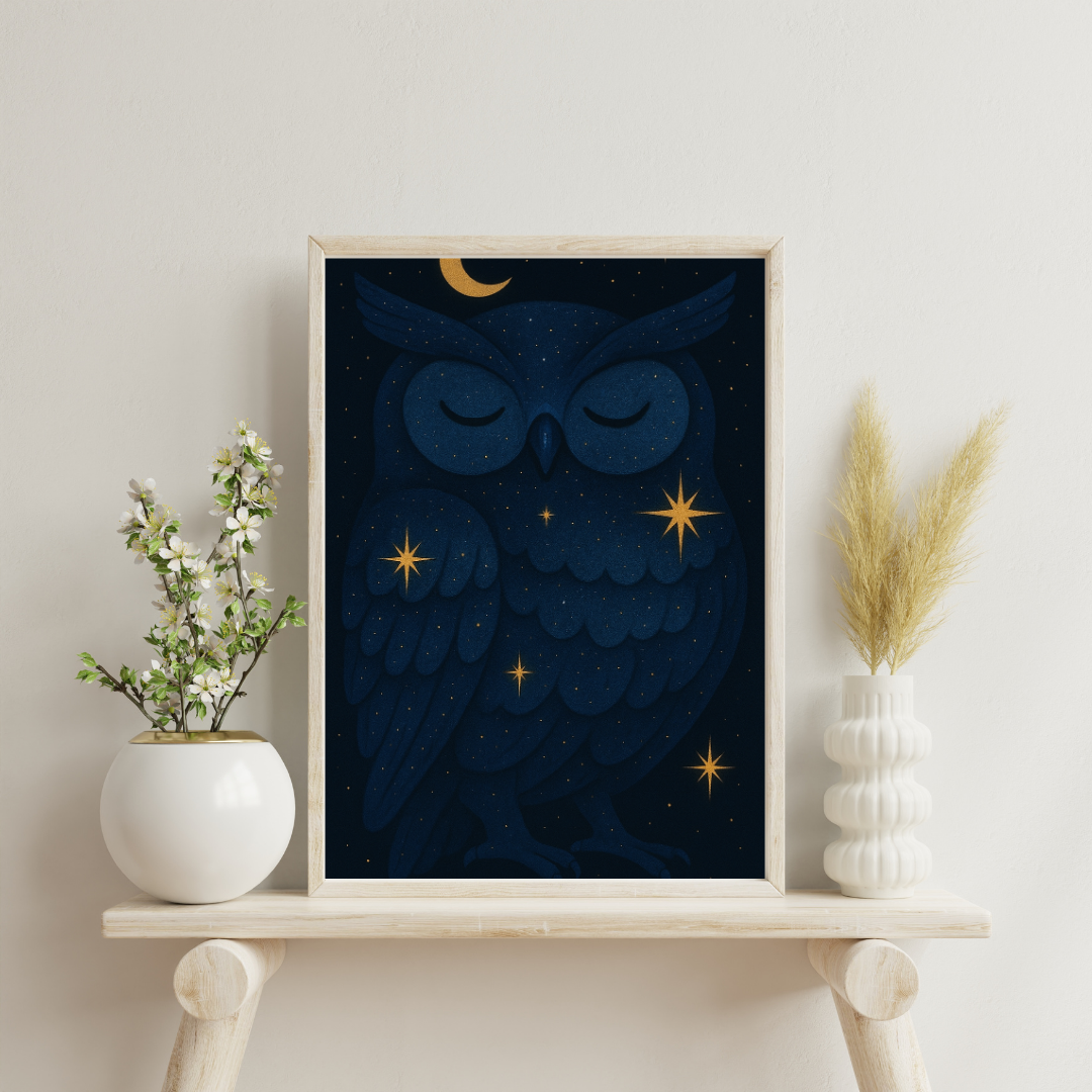 Celestial Owl Digital Print