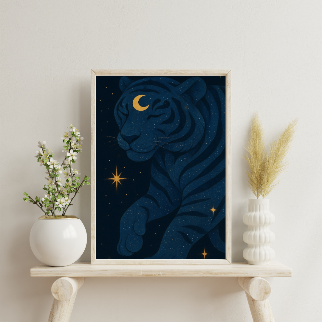 Celestial Tiger Digital Print