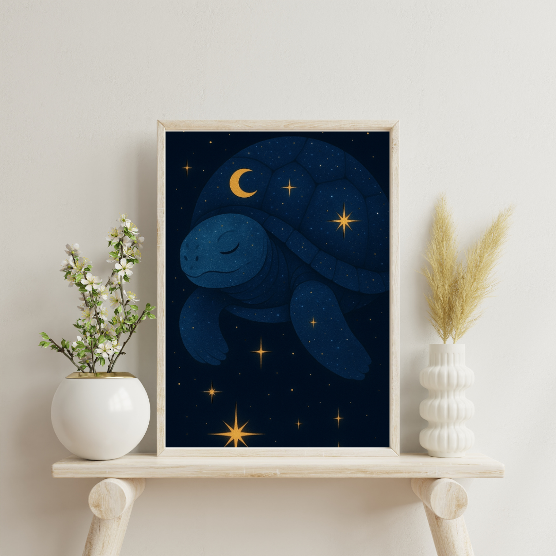 Celestial Turtle Digital Print