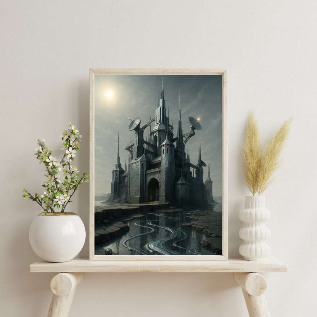Celestial Wonders Castles - Mercury Digital Print