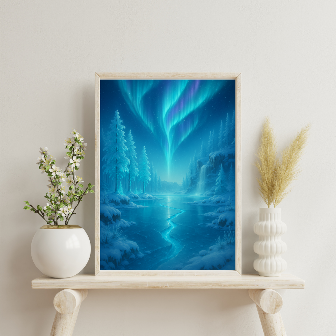 Celestial Wonders Landscapes - Uranus Digital Print