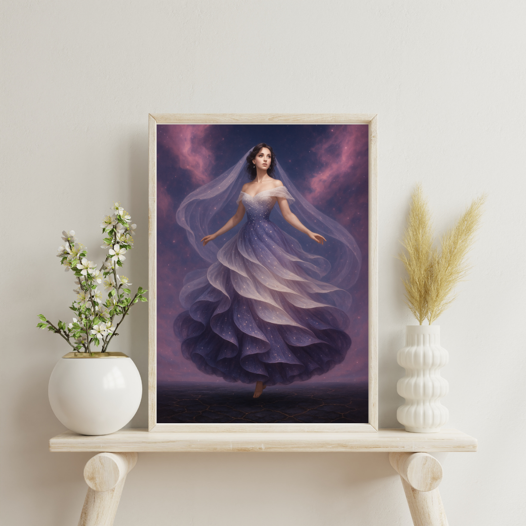 Daughters of the Cosmos - Galactic Bride Digital Print