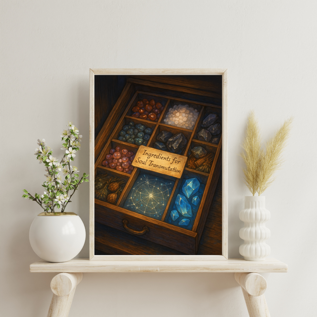 Essence and Elixirs - Starlit Alchemy Drawer Digital Print