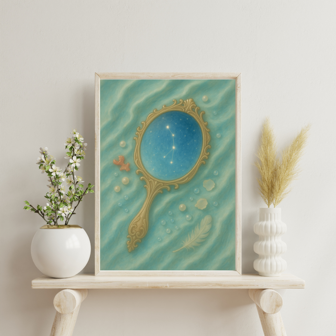 Heavenly Mirrors - Delphinus Digital Print