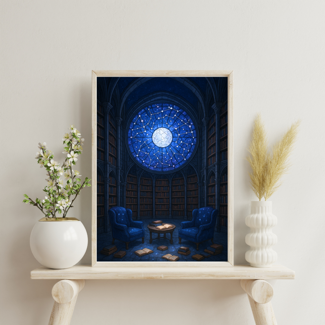 The Alchemist’s Mosaic Atlas - The Celestial Library Digital Print