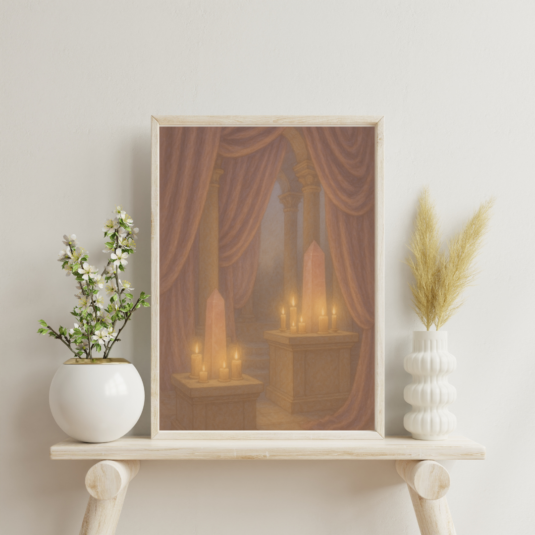 Venusian Devotions - Sanctuary of Silk and Stone Digital Print
