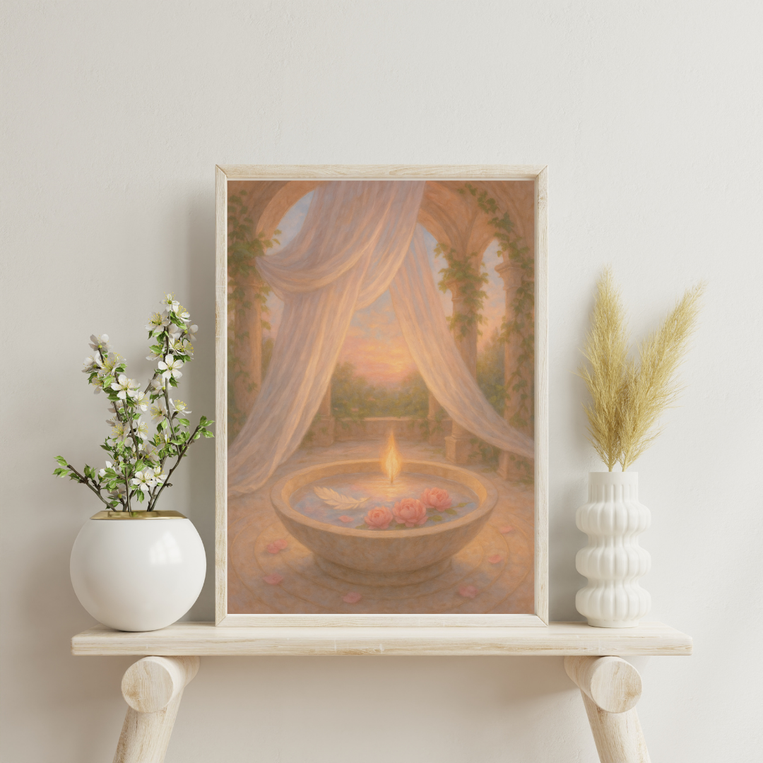Venusian Devotions - The Veil of Morning Offering Digital Print