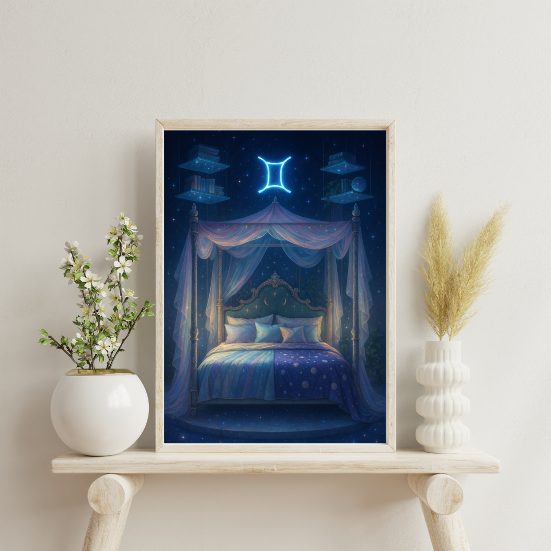 Zodiac Bedrooms - Gemini Digital Print