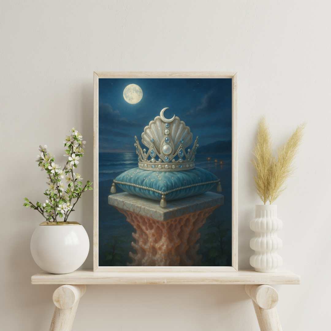 Zodiac Crowns - Cancer Digital Print