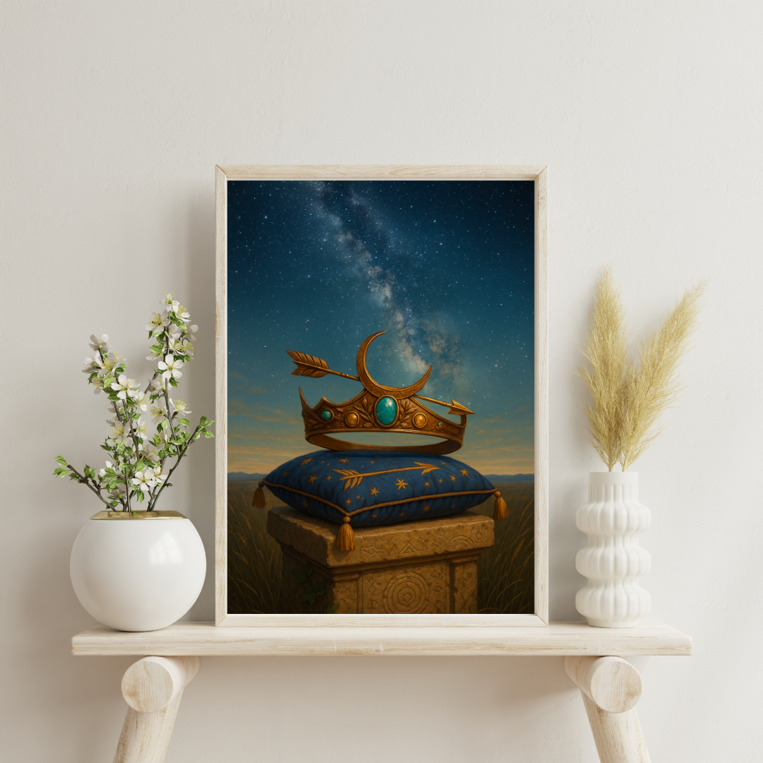 Zodiac Crowns - Sagittarius Digital Print