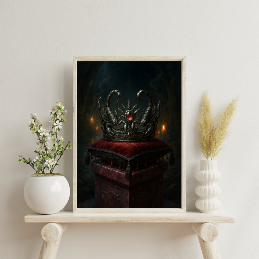 Zodiac Crowns - Scorpio Digital Print