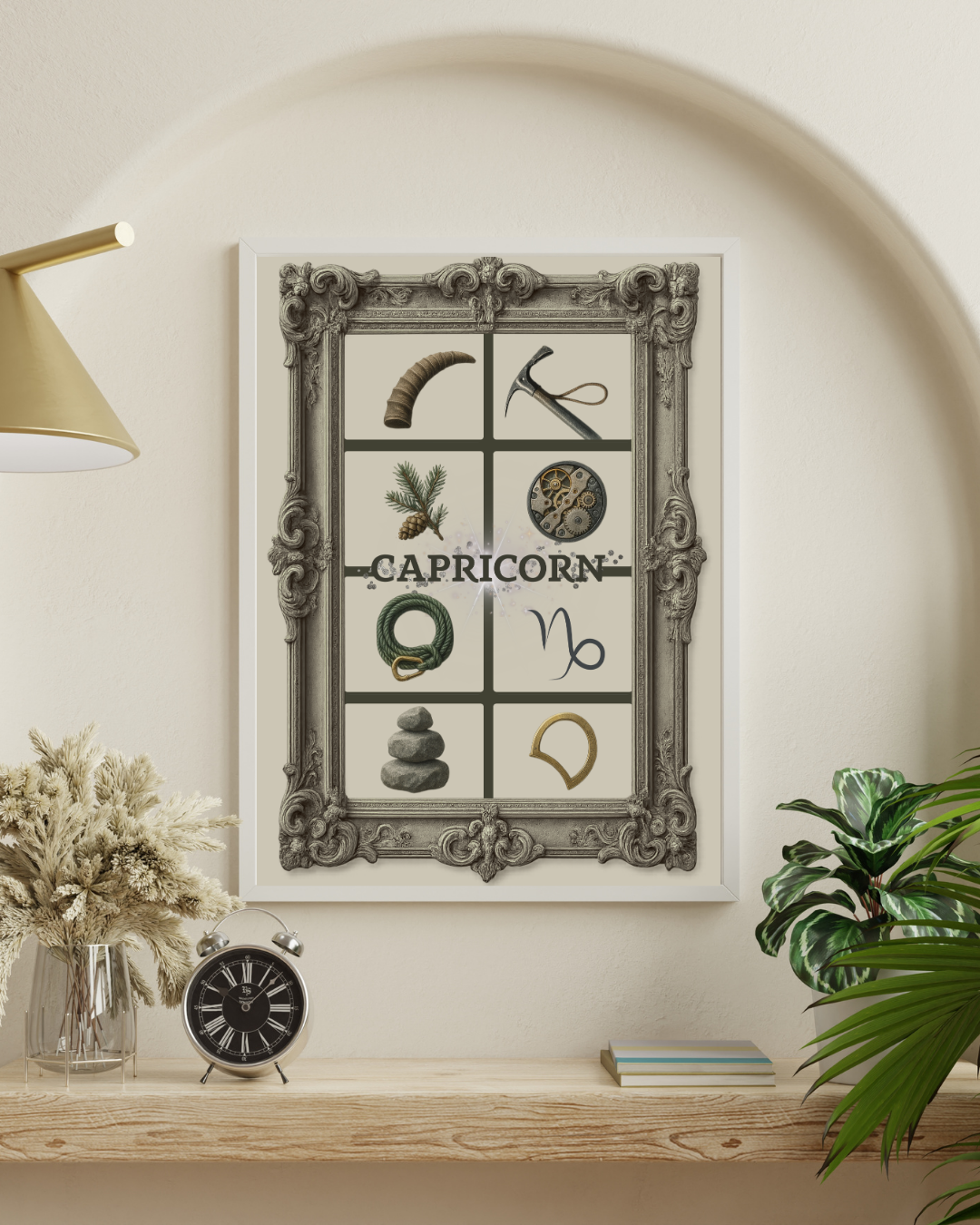 Zodiac Grids - Capricorn Digital Print