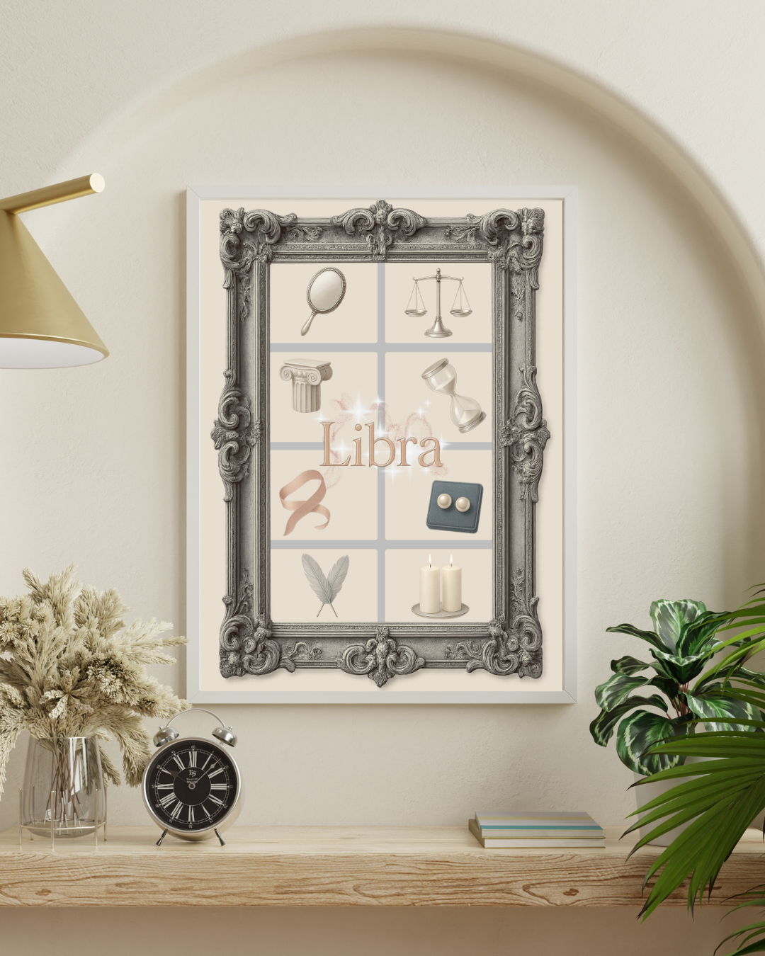 Zodiac Grids - Libra Digital Print