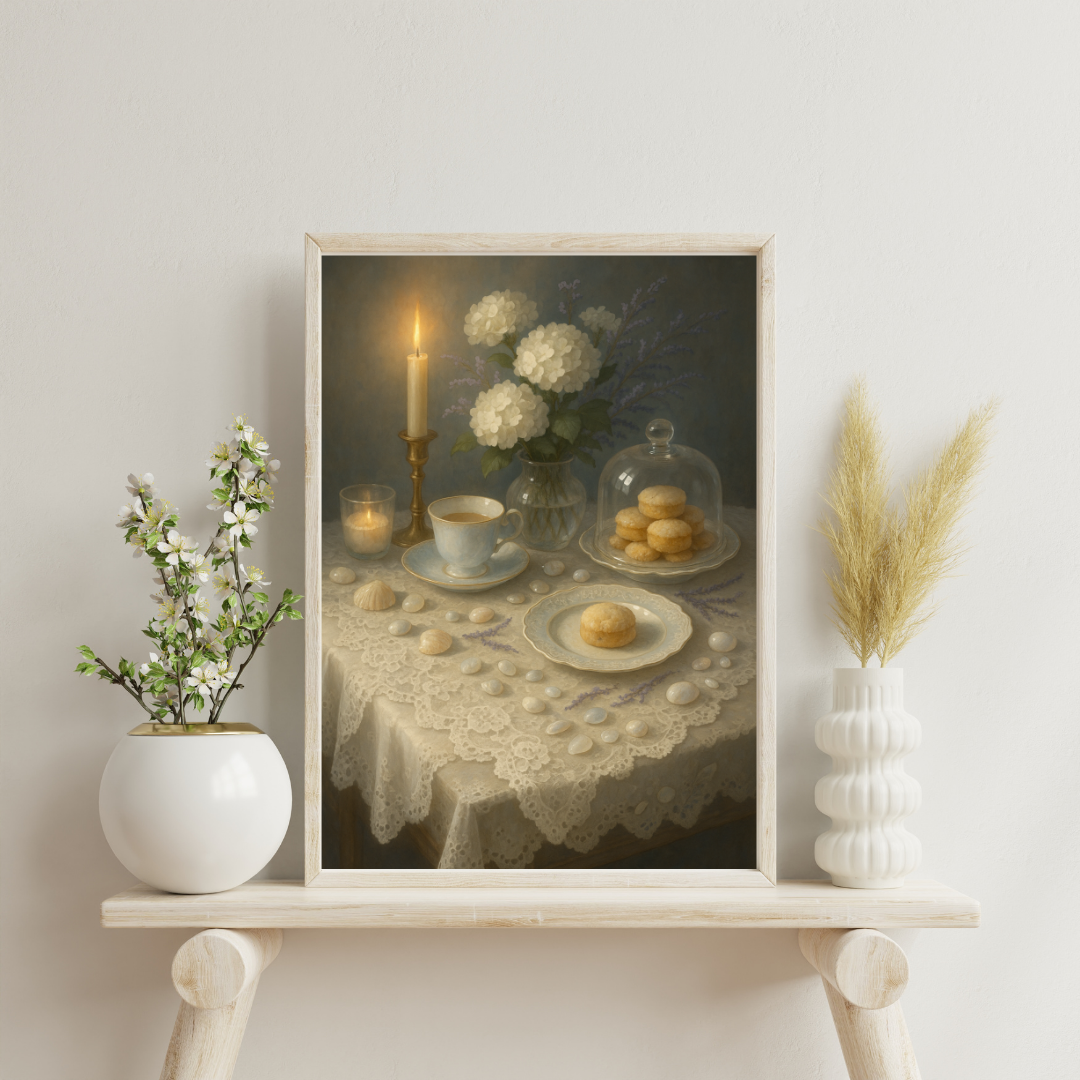 Zodiac Tea Party - Cancer Digital Print