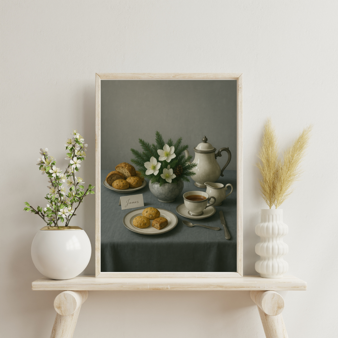 Zodiac Tea Party - Capricorn Digital Print