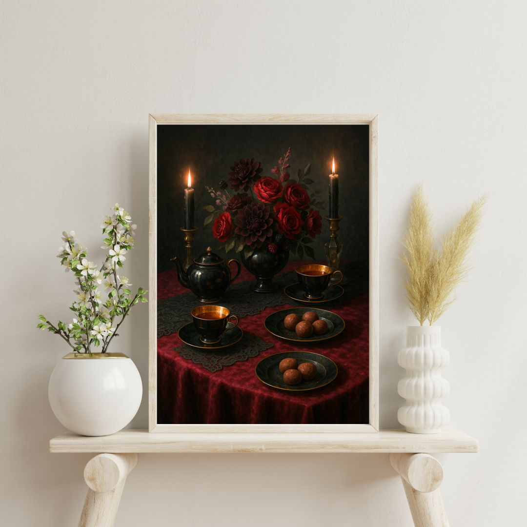 Zodiac Tea Party - Scorpio Digital Print