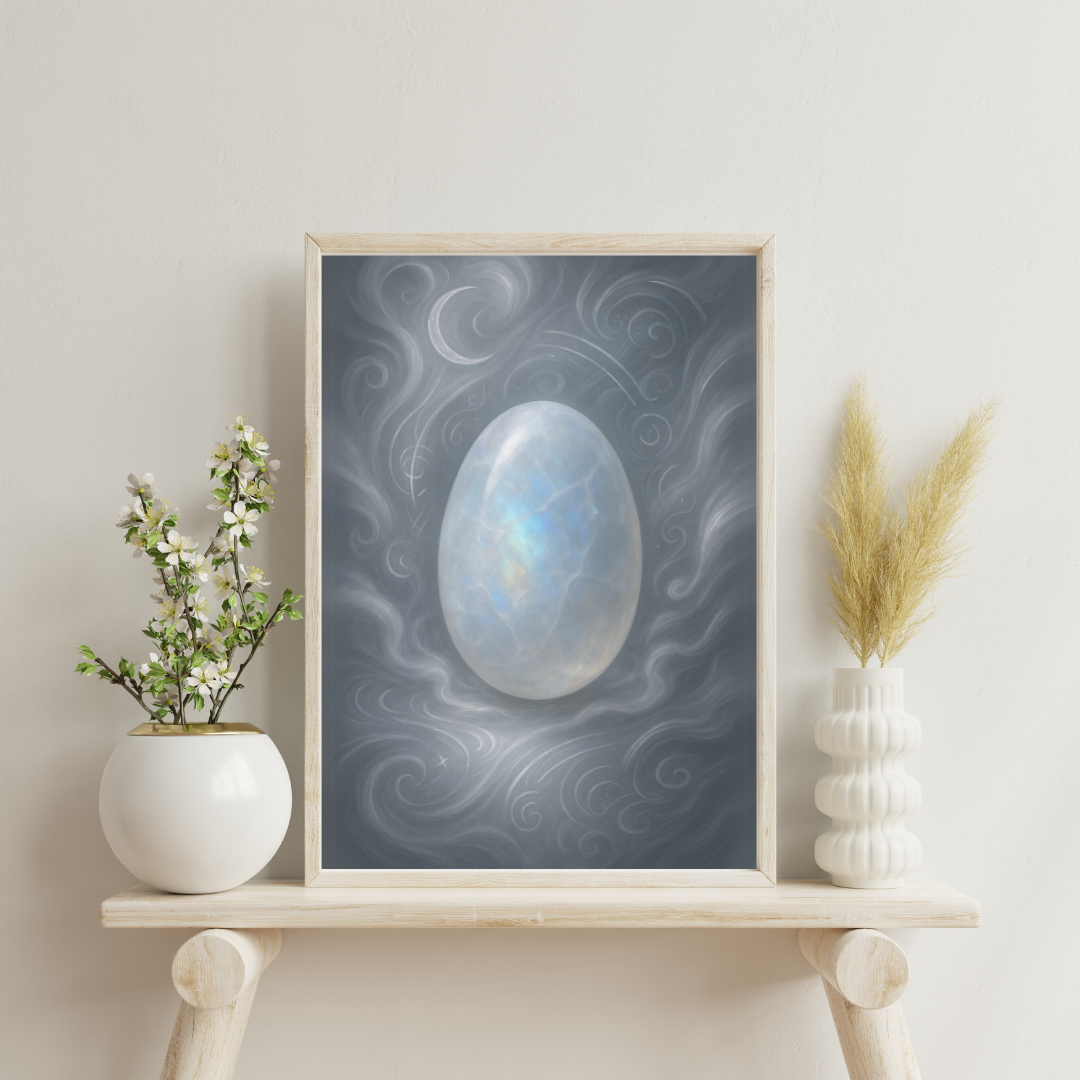 Alchemy of Gems - Moonstone Digital Print