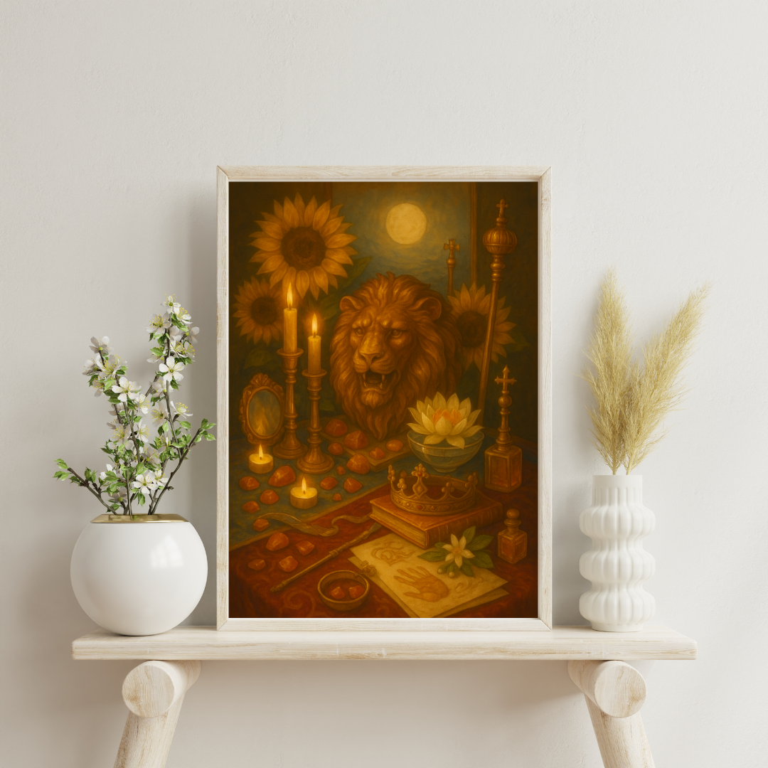 Zodiac Altars - Leo Digital Print