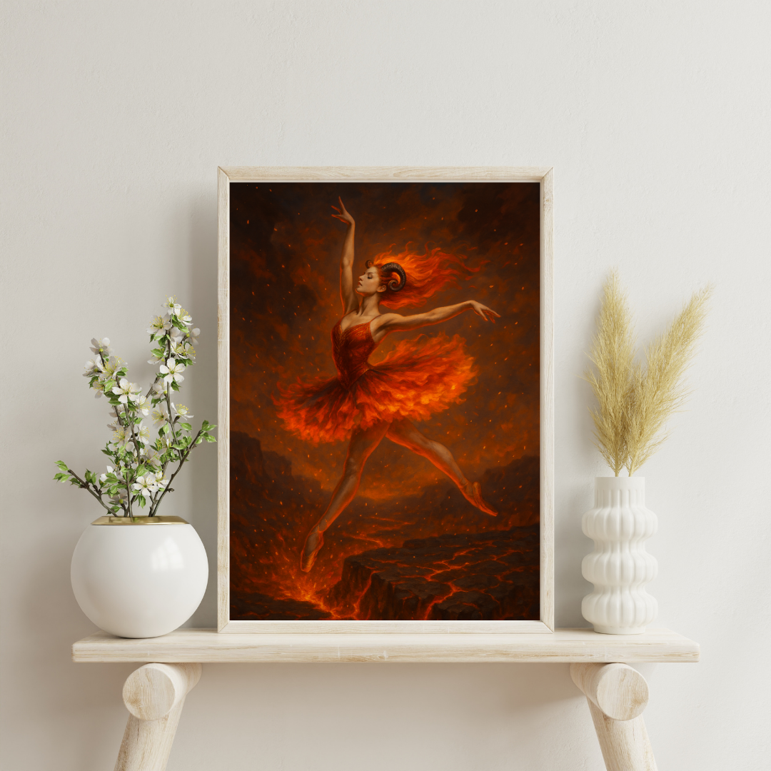 Zodiac Ballerinas - Aries Digital Print