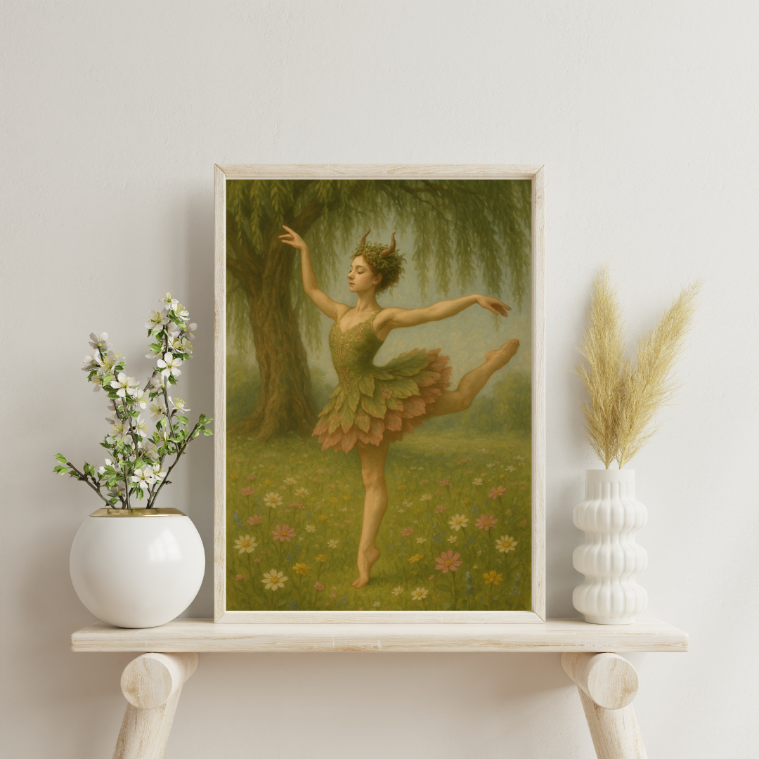 Zodiac Ballerinas - Taurus Digital Print
