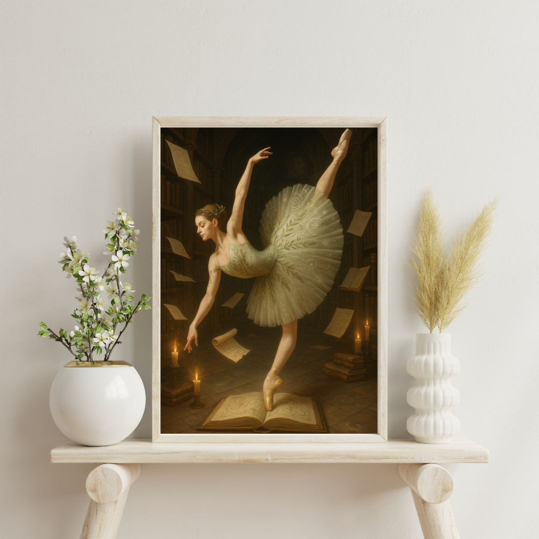 Zodiac Ballerinas - Virgo Digital Print