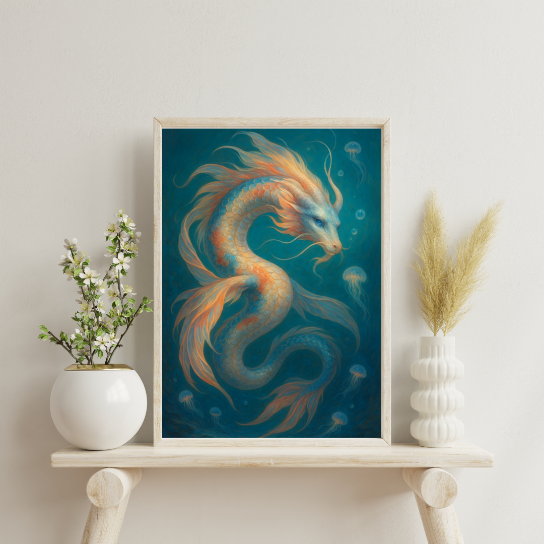 Zodiac Beasts - Pisces Digital Print