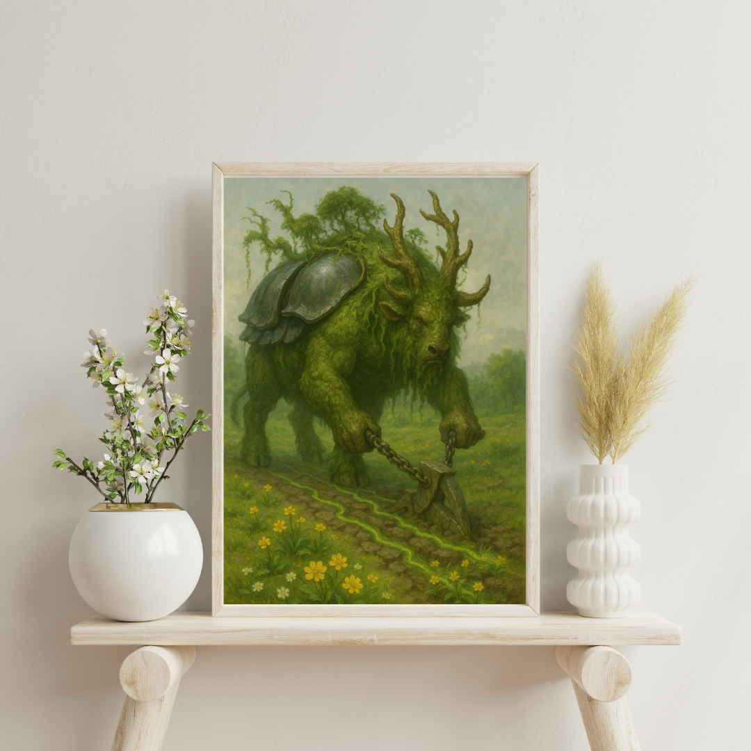 Zodiac Beasts - Taurus Digital Print