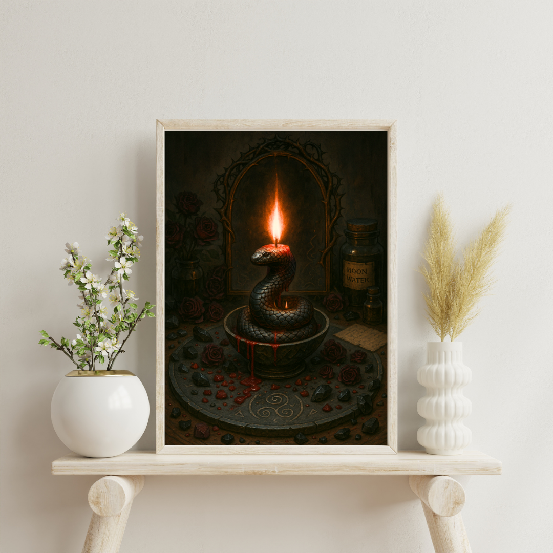 Zodiac Candles - Scorpio Digital Print