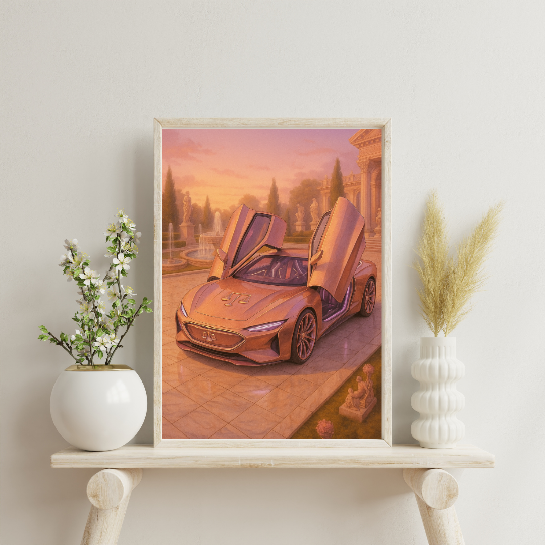 Zodiac Cars - Libra Digital Print