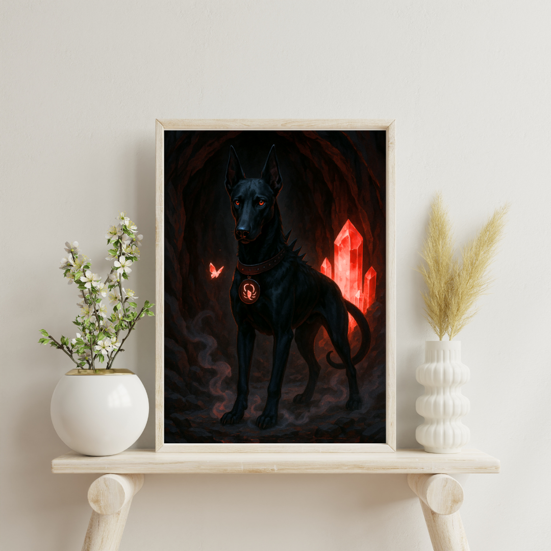 Zodiac Dogs - Scorpio Digital Print