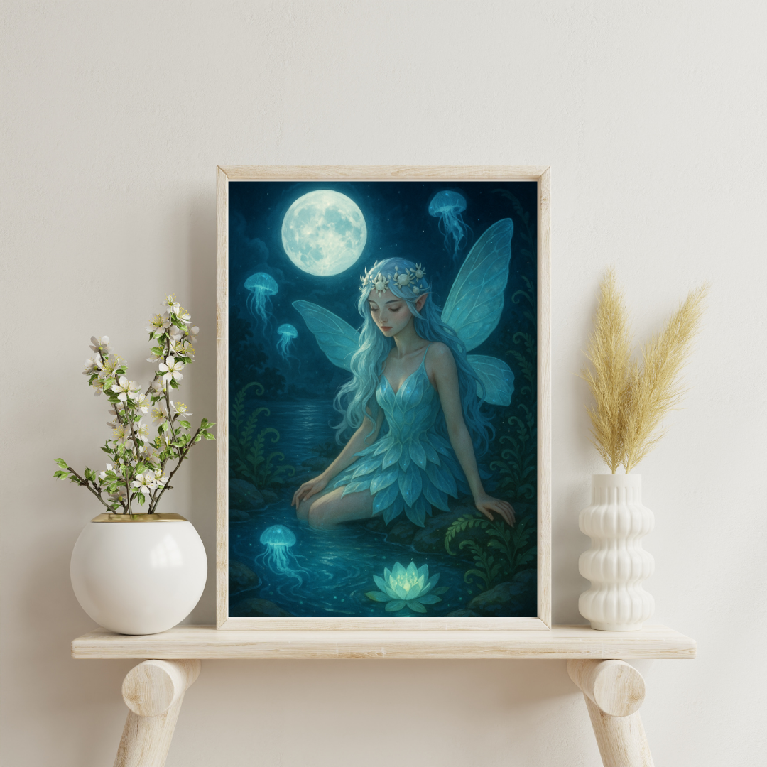 Zodiac Fairies - Cancer Digital Print