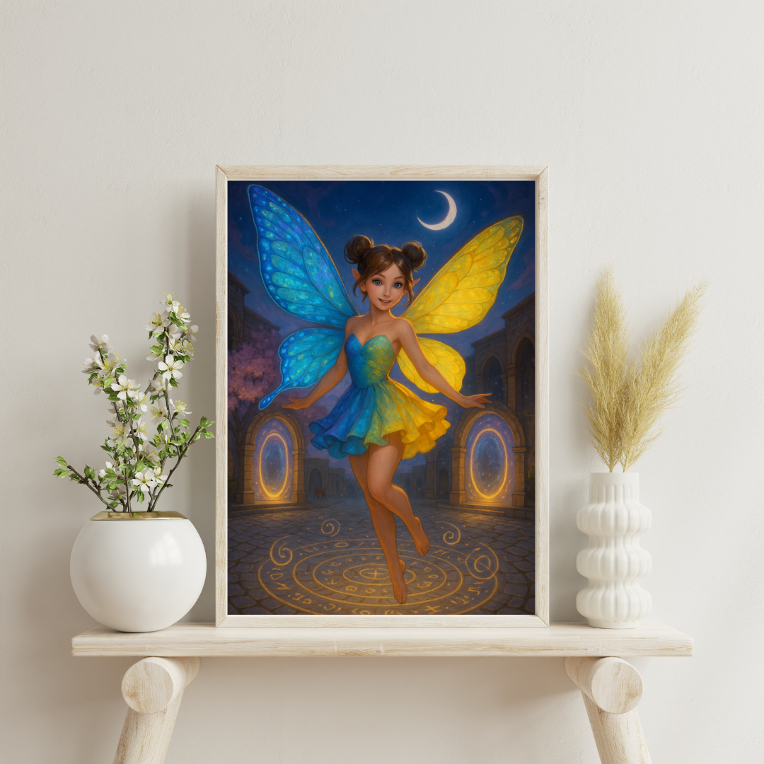 Zodiac Fairies - Gemini Digital Print