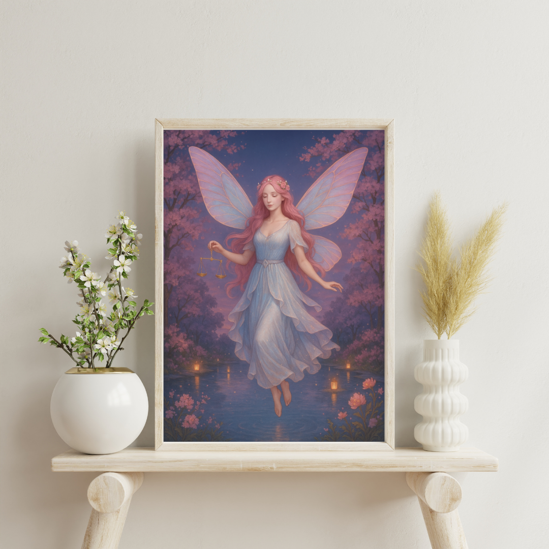 Zodiac Fairies - Libra Digital Print